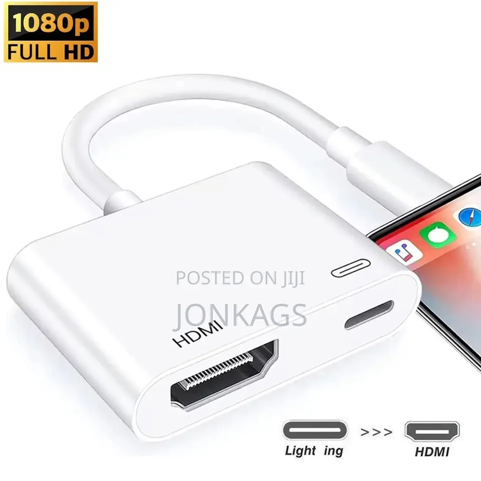 Apple Lighting to Hdmi + Apple Lighting Port Adapter