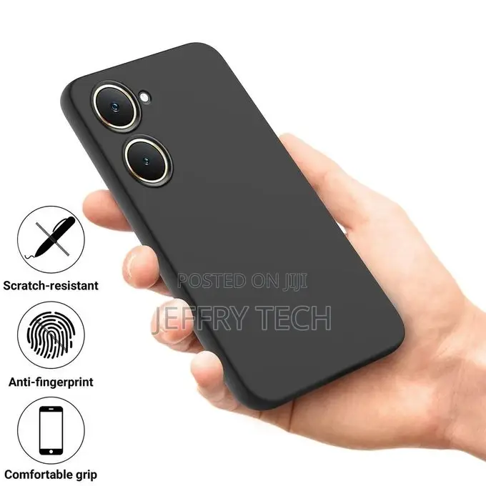 Vivo Y03 Silicone Dropproof Full Coverage Protective Case(Bl