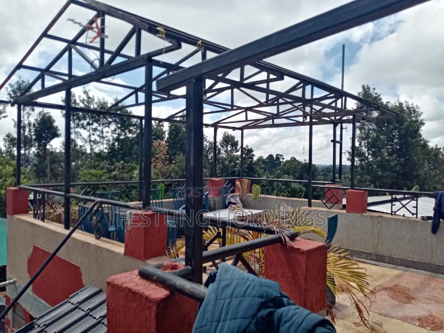 Polycarbonate Roofed Terrace Shade
