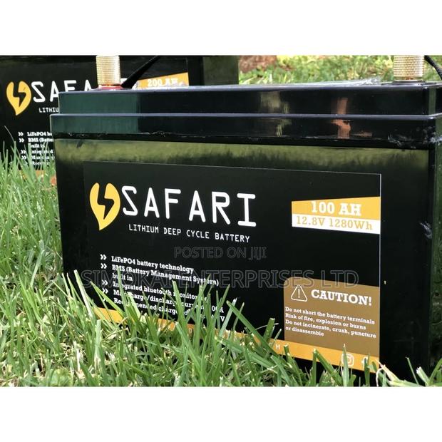 Safari 12V 100ah Lithium Deep Cycle Battery - main view