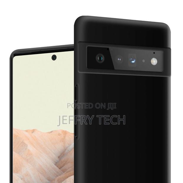 Slim Fit Black Case for Google Pixel 6 Pro Shockproof Gel Ru - thumbnail 2