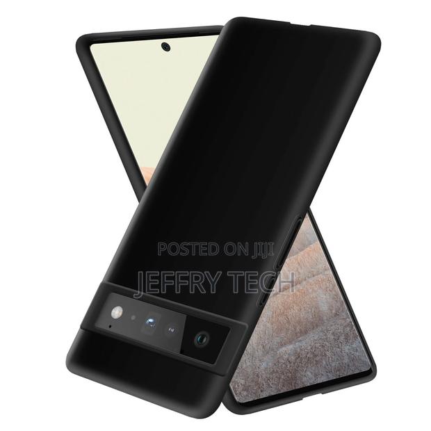 Slim Fit Black Case for Google Pixel 6 Pro Shockproof Gel Ru - thumbnail 4