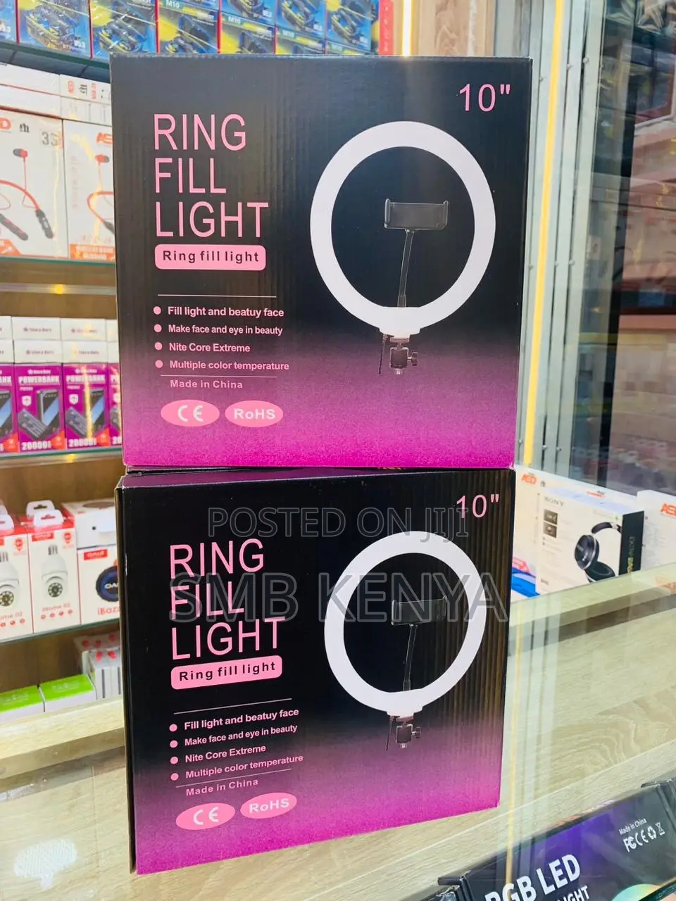 26cm Ring Fill Light With Tripod Stand.
