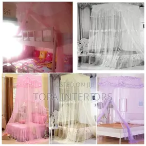 Ceiling Mounted Square Top Double Decker Mosquito Nets