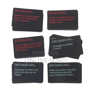 Bedroom Bed Room Commands Sex Adult Card Game