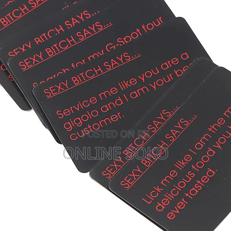 Bedroom Bed Room Commands Sex Adult Card Game