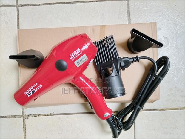 Red Quality Chaoba Hand Dryer - main view