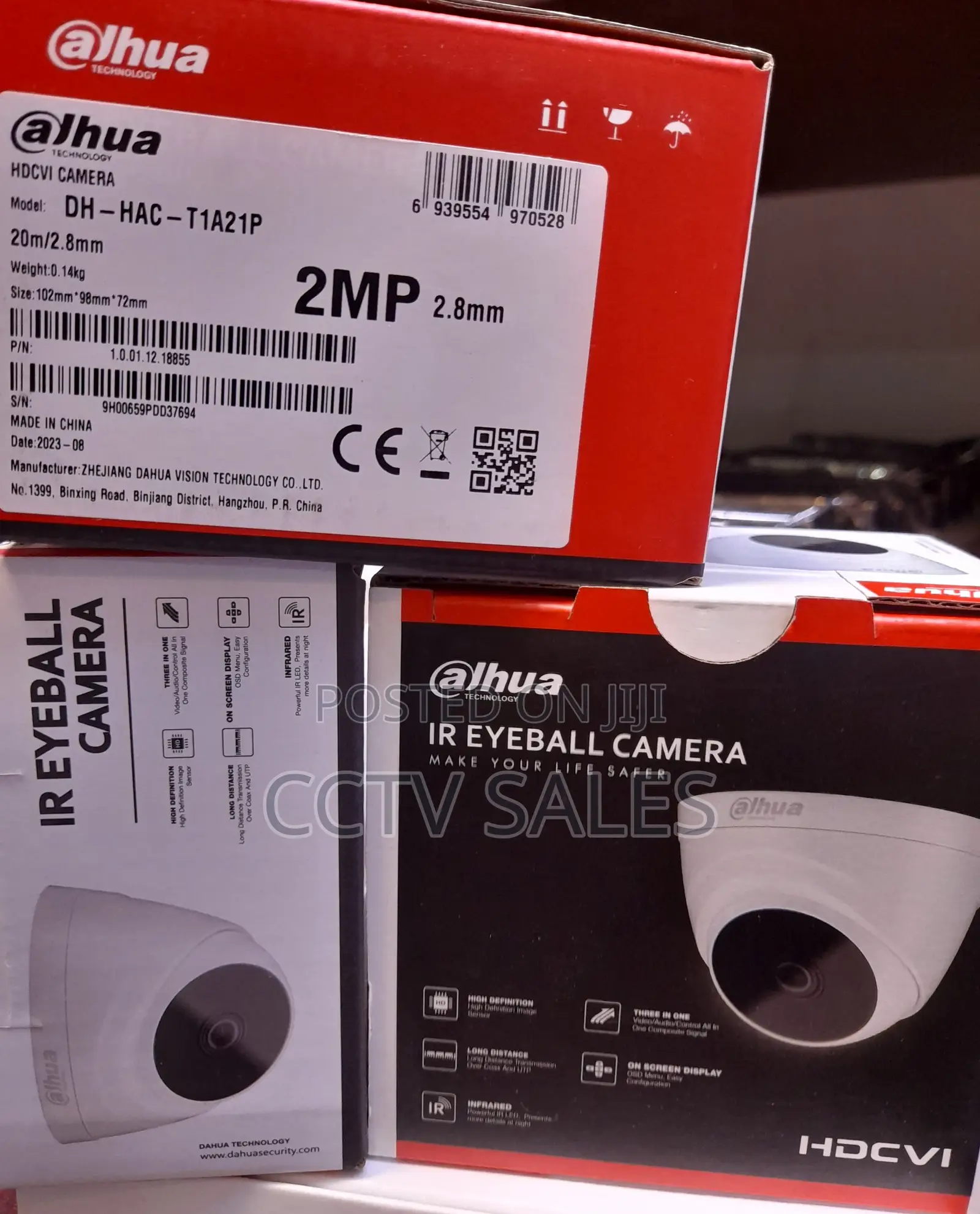 2mp Dahua Dome 1080p 20m CCTV Camera