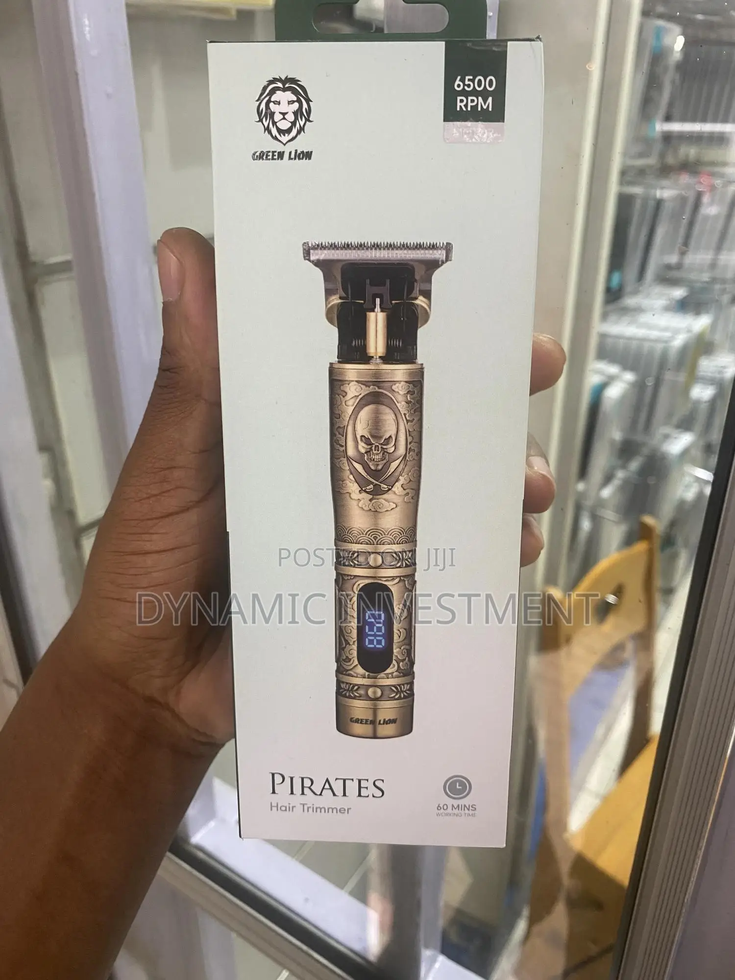 Green Lion Pirates Hair Trimmer 6500RPM 600mah