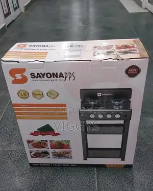 Good Quality Sayona 3+1 Cooker + Shelves