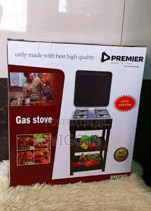 Good Quality Premier Cooker 4 Burner + Shelves