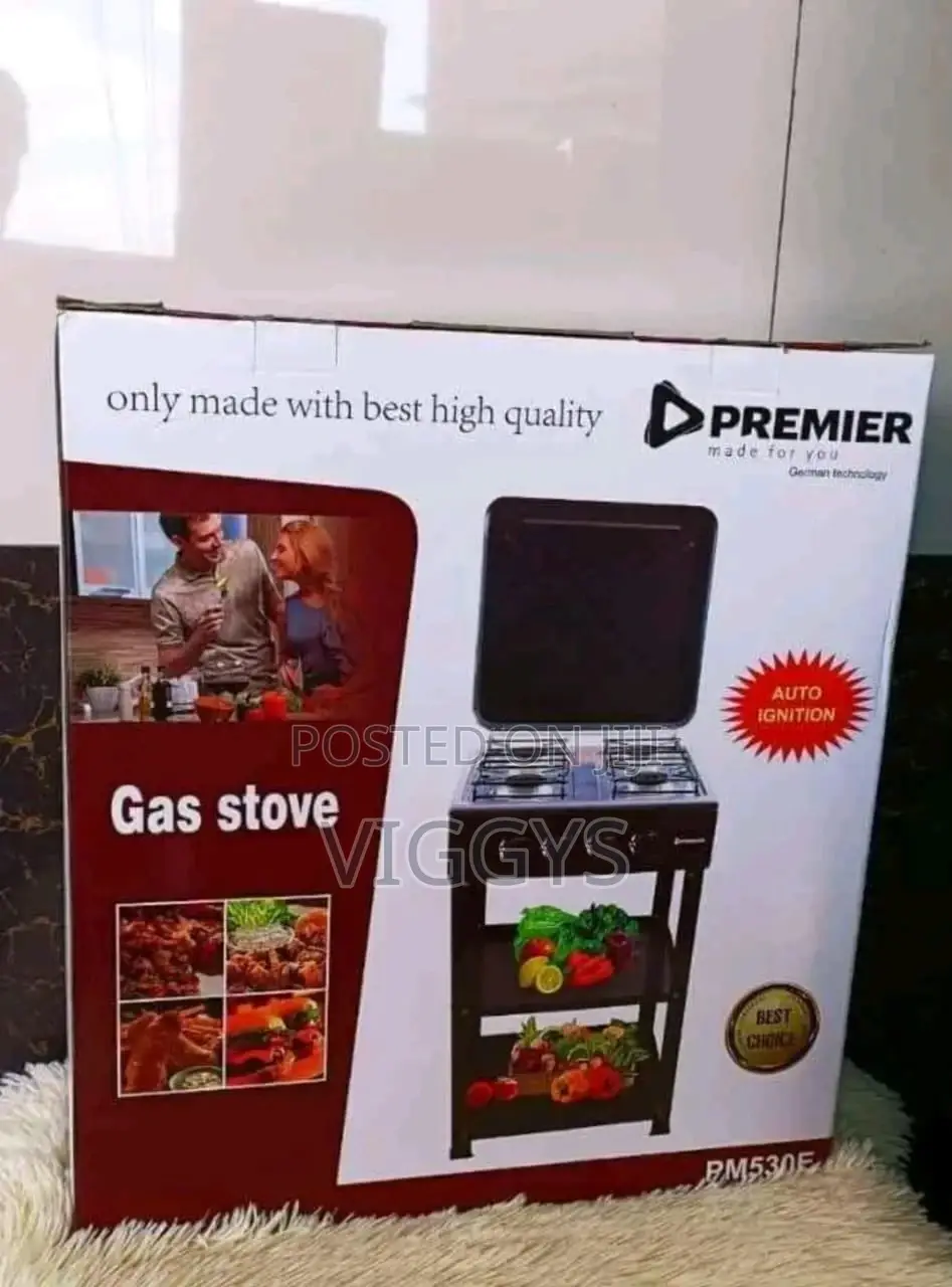 Brand New Premier Cooker 4 Burner + Shelves