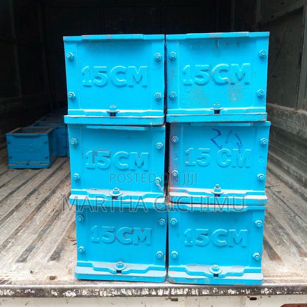 Cast Iron Concrete Testing Cube Moulds - main view