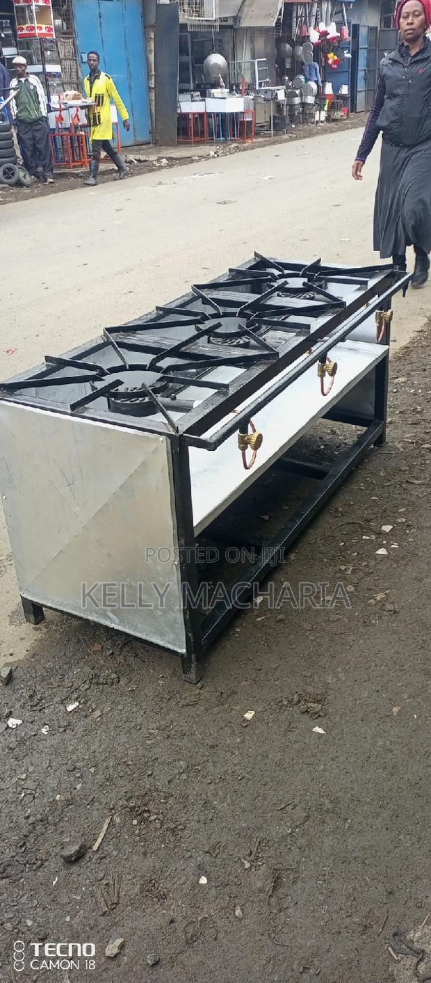 Closed Three Burner Gas Grill Jikos - thumbnail 11