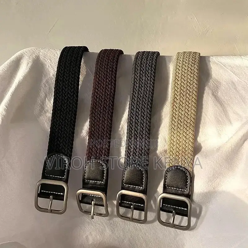 Woven Waist Belt - Stretching