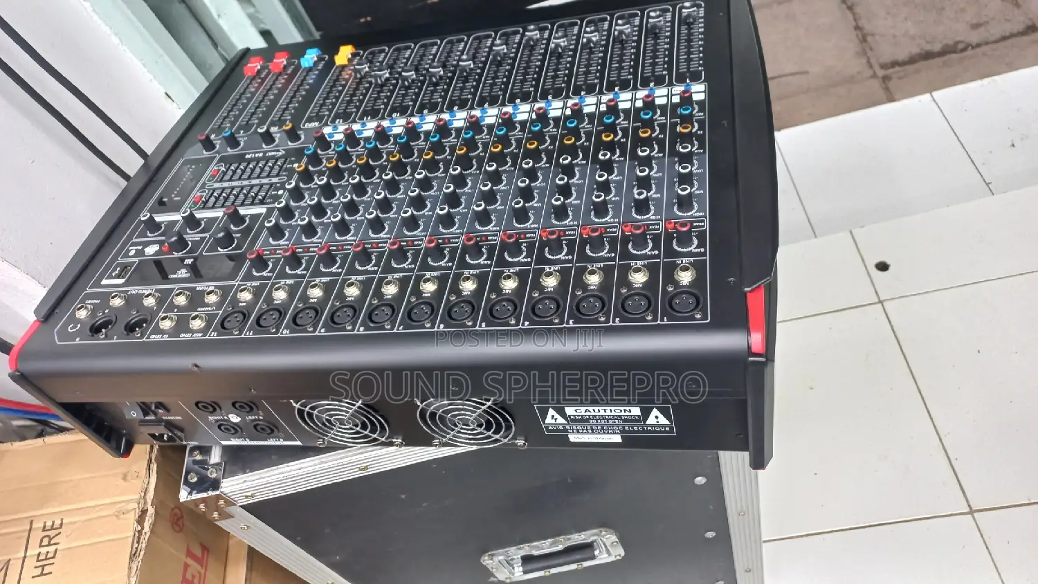 SA-120 12 Channel Powered Mixer With 4 Specon Connectors