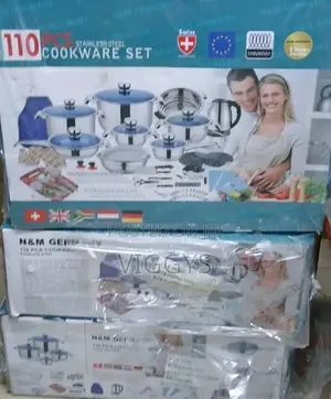 Good Quality 110 Pieces Cookware Set