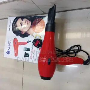 Nunix Blow Dry Hair Dryer - Red - HD01 Brand New