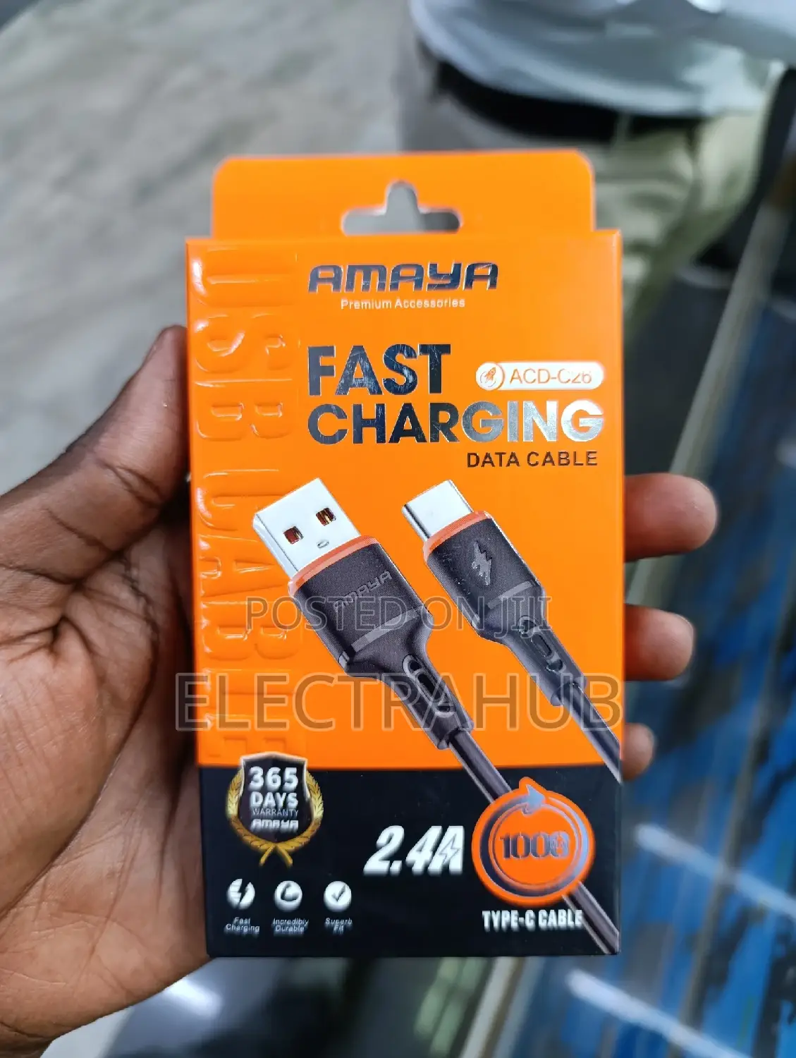 Amaya Fast Charging Type C Cable