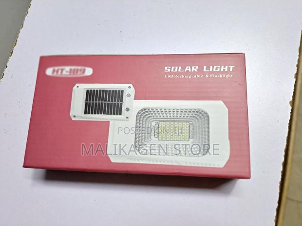 Oglax Rechargeable Portable Light With Solar Torch 3 Modes - thumbnail 3