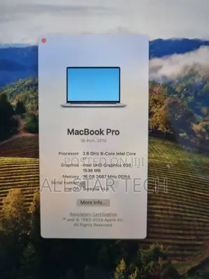 Laptop Apple MacBook Pro 2019 16GB Intel Core I7 SSD 512GB
