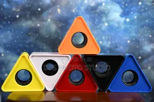 Microphone Interview Triangular Flag Station Abs Plastic