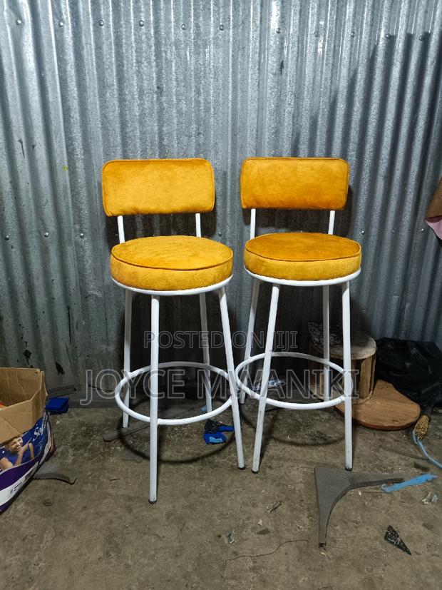 Kitchen Counter Stools or Bar Stools, Mustard Yellow. - main view