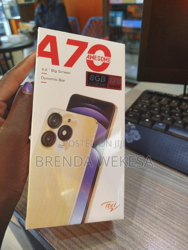 New Itel A70 128 GB Blue - main view