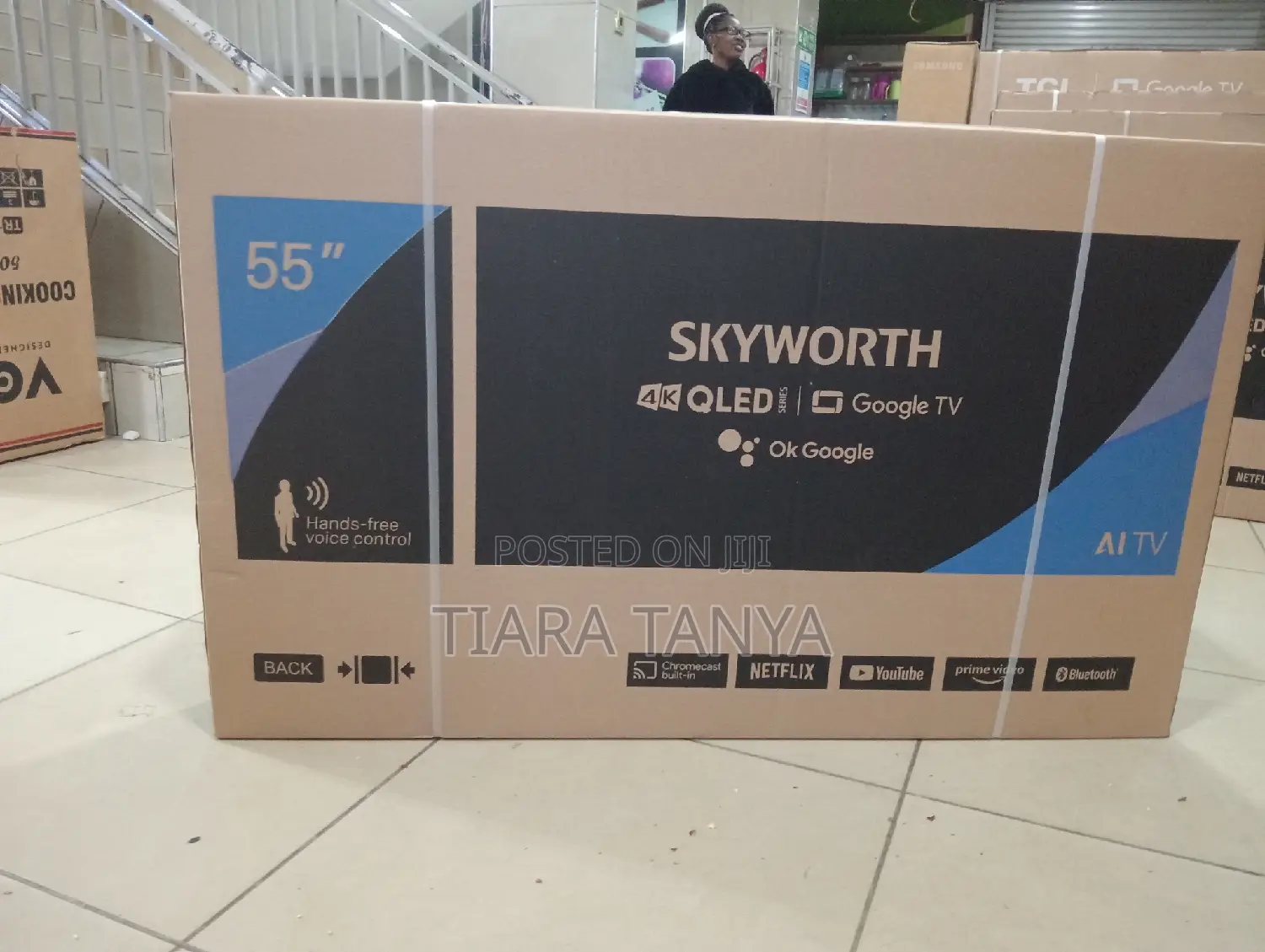 Skyworth 55 Inch Smart Qled Uhd Frameless Tv