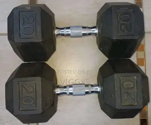 Amazing 20kg Hexagonal Dumbbells 4500 5500