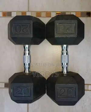 Quality 20kg Hexagonal Dumbbells