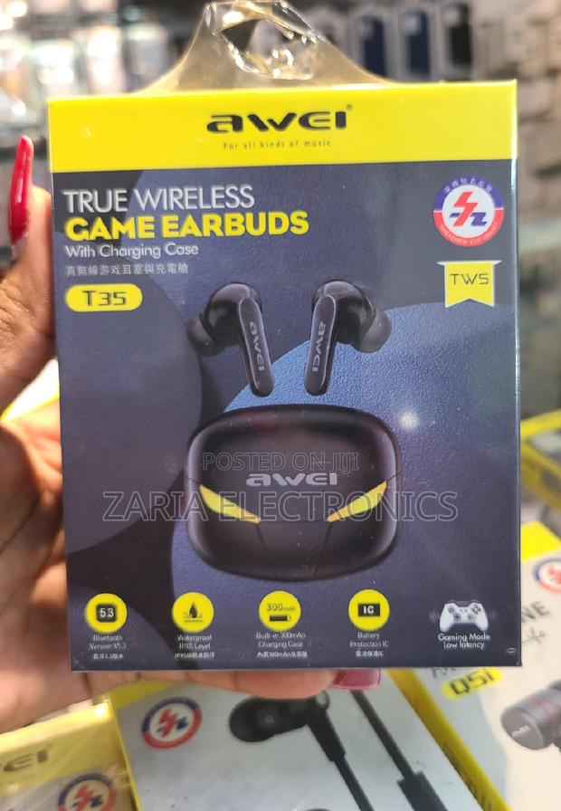 Awei T35 Bluetooth Wireless Earbuds - thumbnail 3