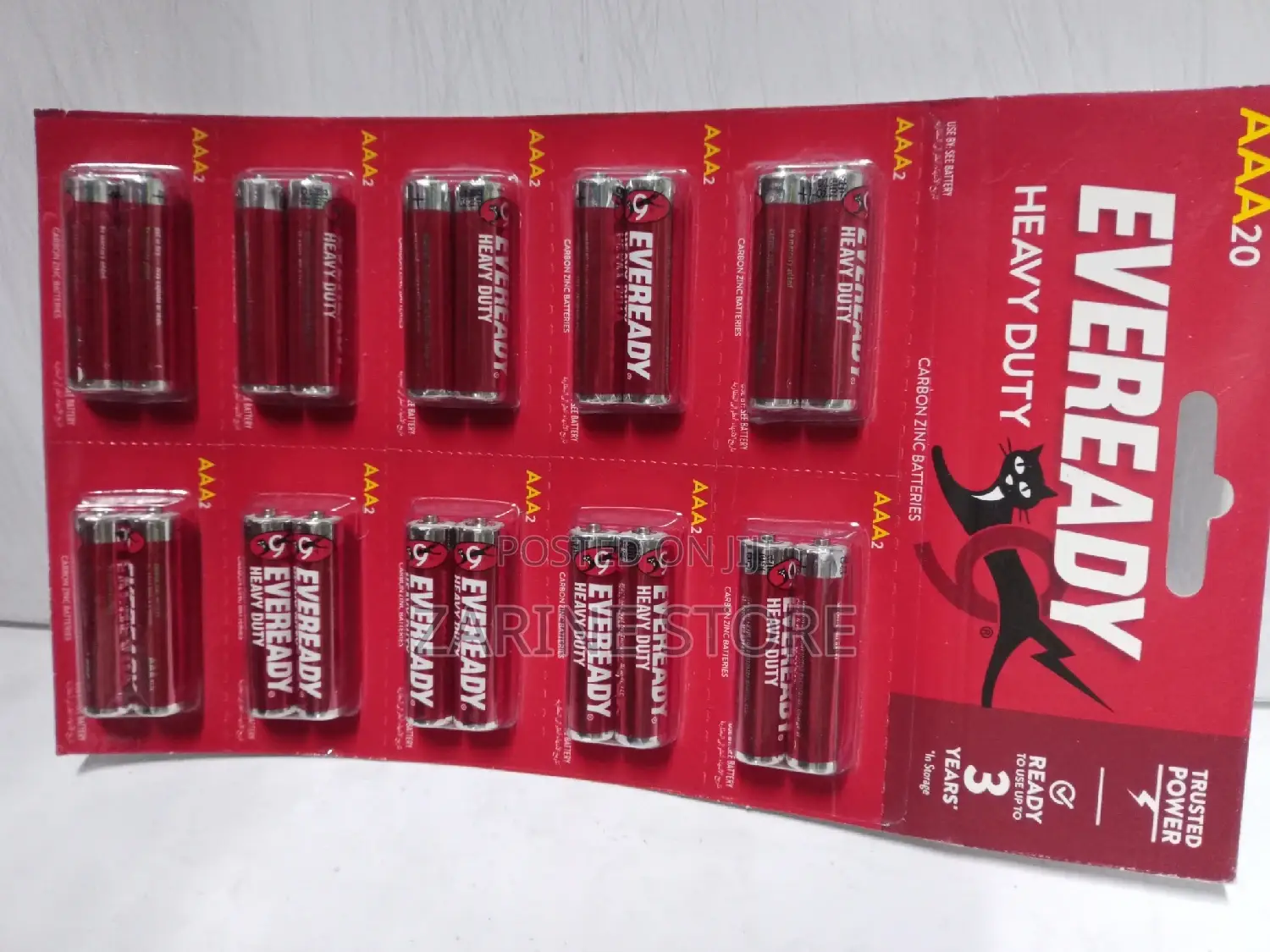 Everready Triple a Heavy Duty Batteries, AAA Batteries
