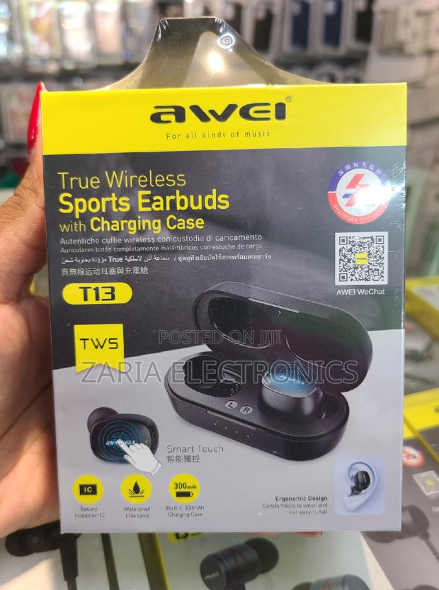Awei T13 Wireless Earbuds, in Ear - main view