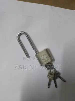 Salit Padlock With a Long Neck, 4 Spare Keys