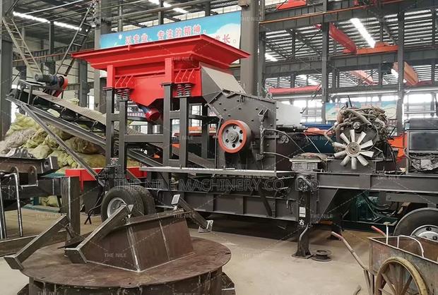 High Capacity Mobile Wheel Sand Making Station Fine Crusher - thumbnail 2