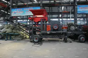 High Capacity Mobile Wheel Sand Making Station Fine Crusher