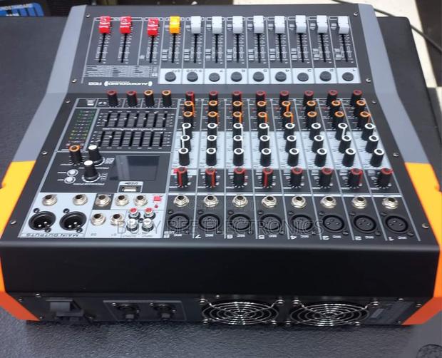 8 Chanel Powered Pro Mixer - main view