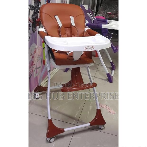 Foldable Feeding Chair With Wheels  - main view