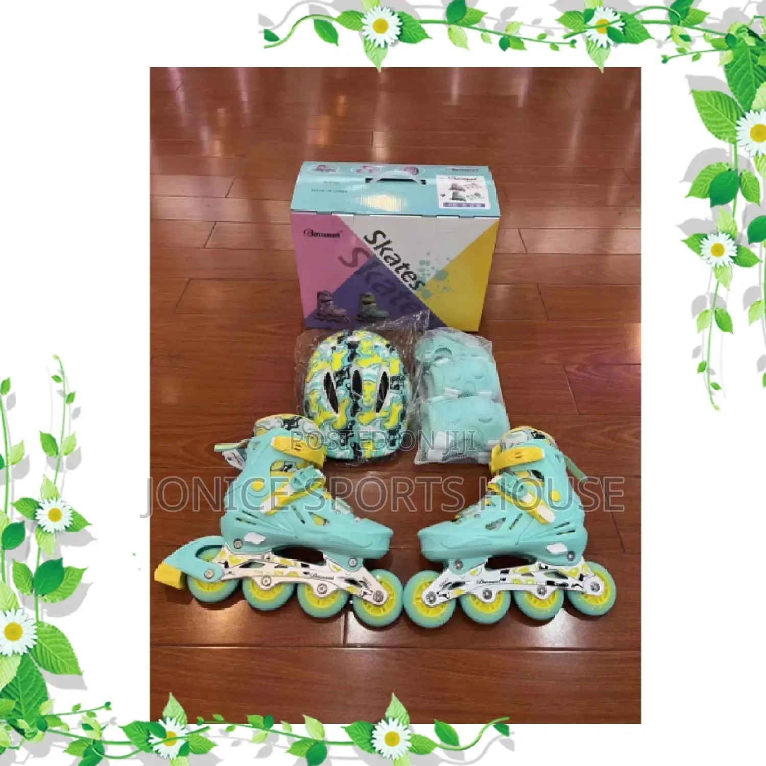 Rubber Professional Skate Shoes Set