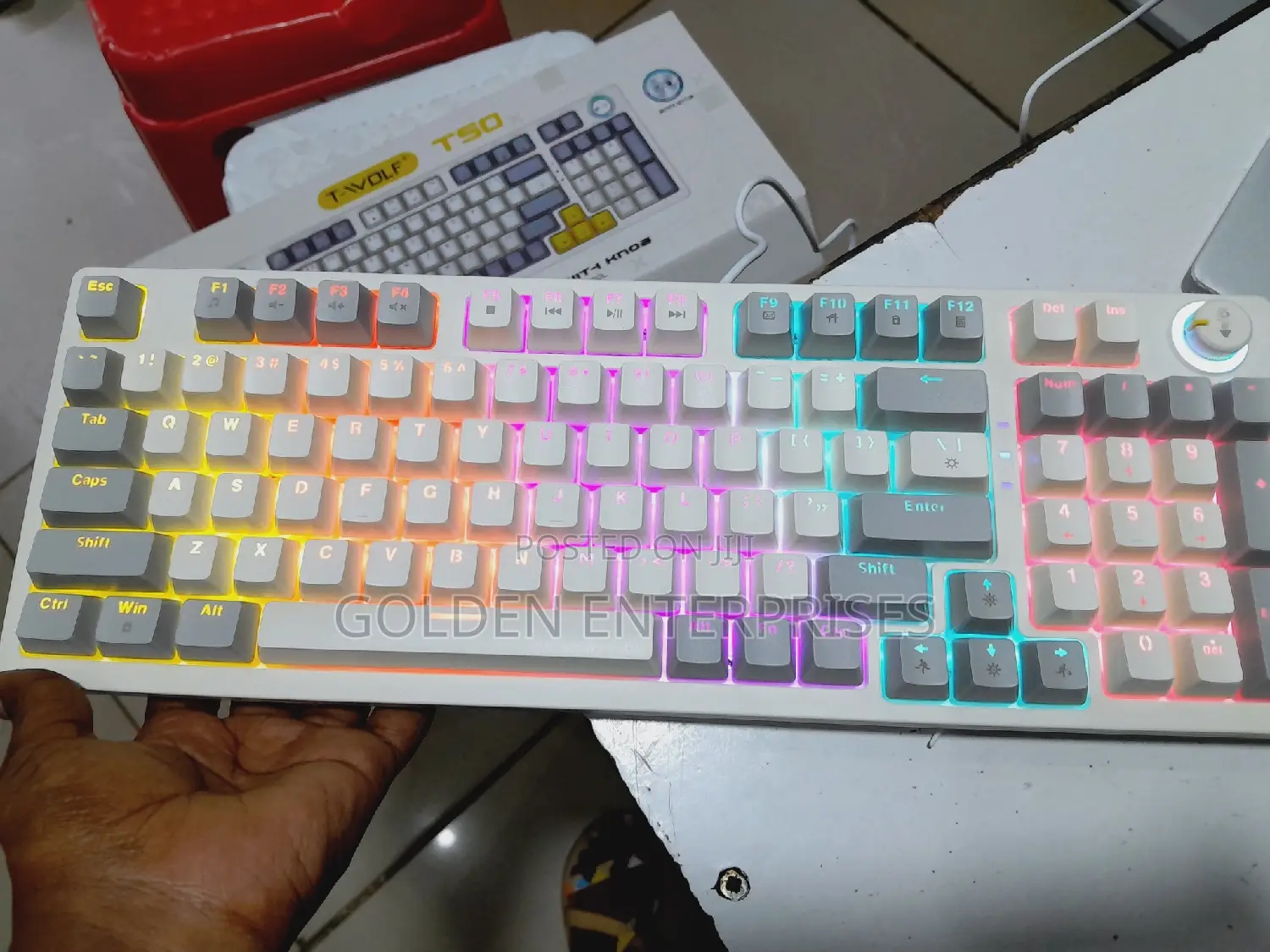 97 Key Mechanical Keyboard RBG Back Lighting