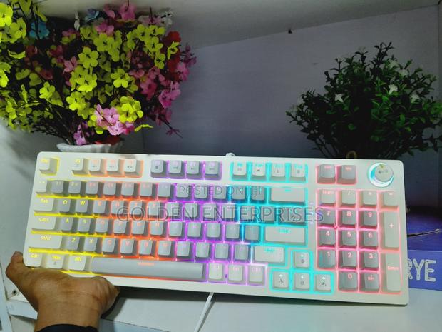 T50 Mechanical Keyboard With RGB Back-Light and Knob