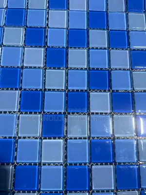 Blue 3d Glass Mosaic (Price Per Tile)