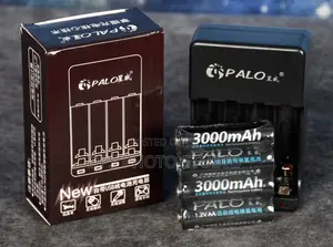 PALO 1.2v AA Rechargeable Battery 3000mah + USB LCD Charger