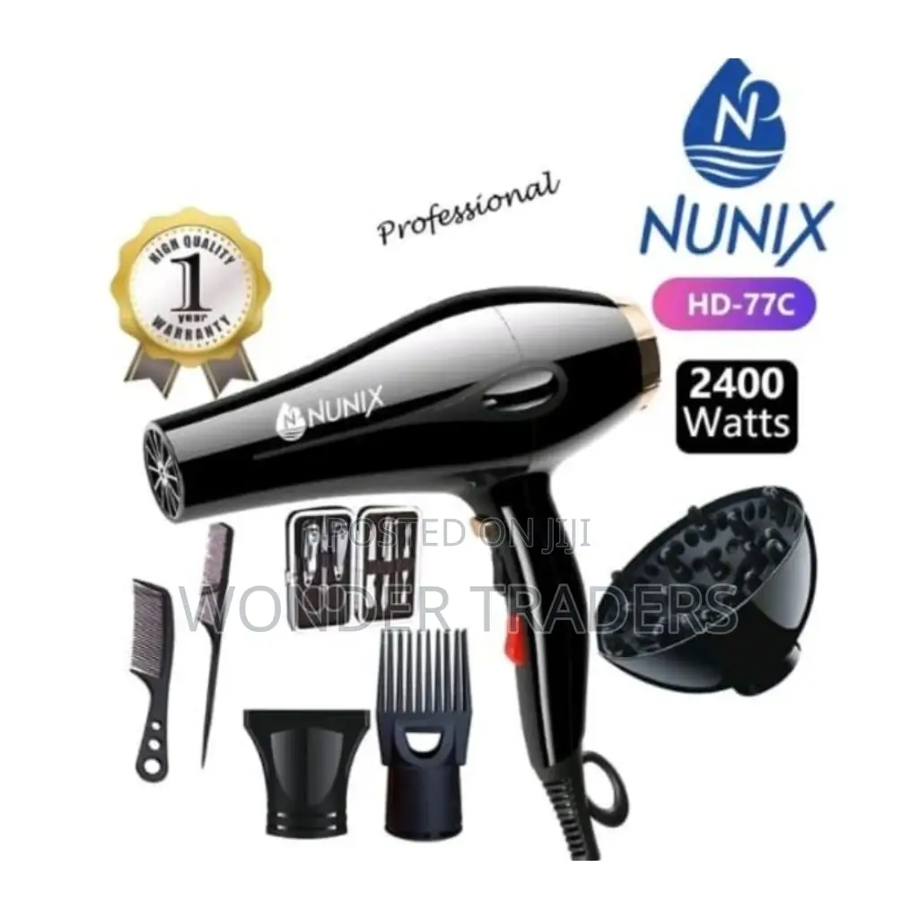 Nunix Blow Dry Machine - 2400W - Black