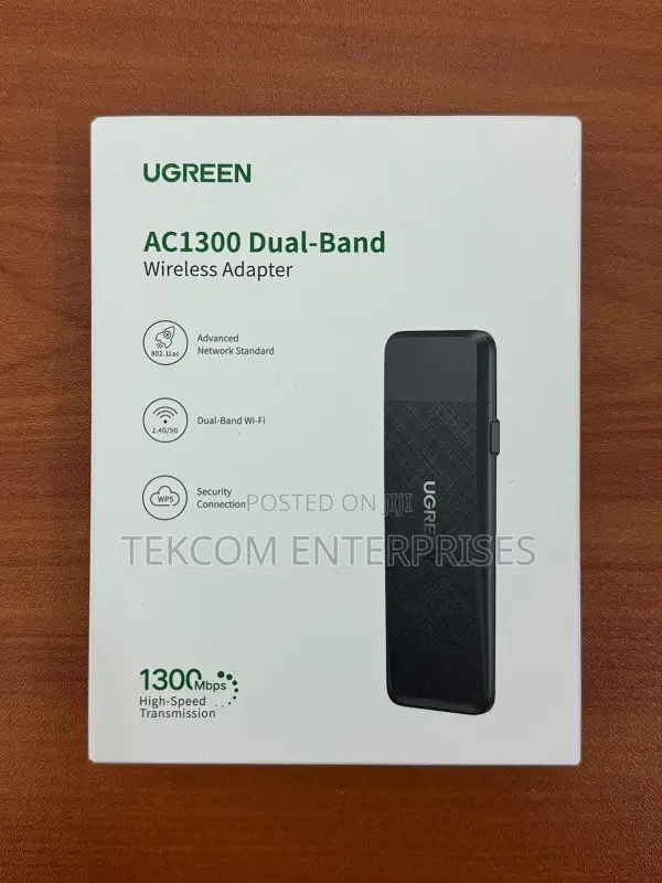 UGREEN AC1300 Dual-Band Wireless USB Adapter - CM492