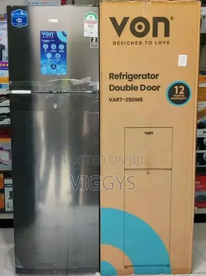 Good Quality Von 168 Litre Double Door Fridge