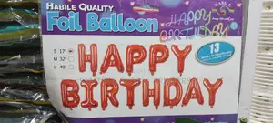 Happy Birthday Foil