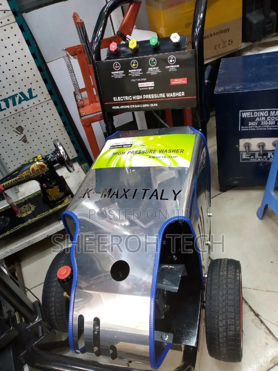 K-Max Electric Car Wash/Italy Made