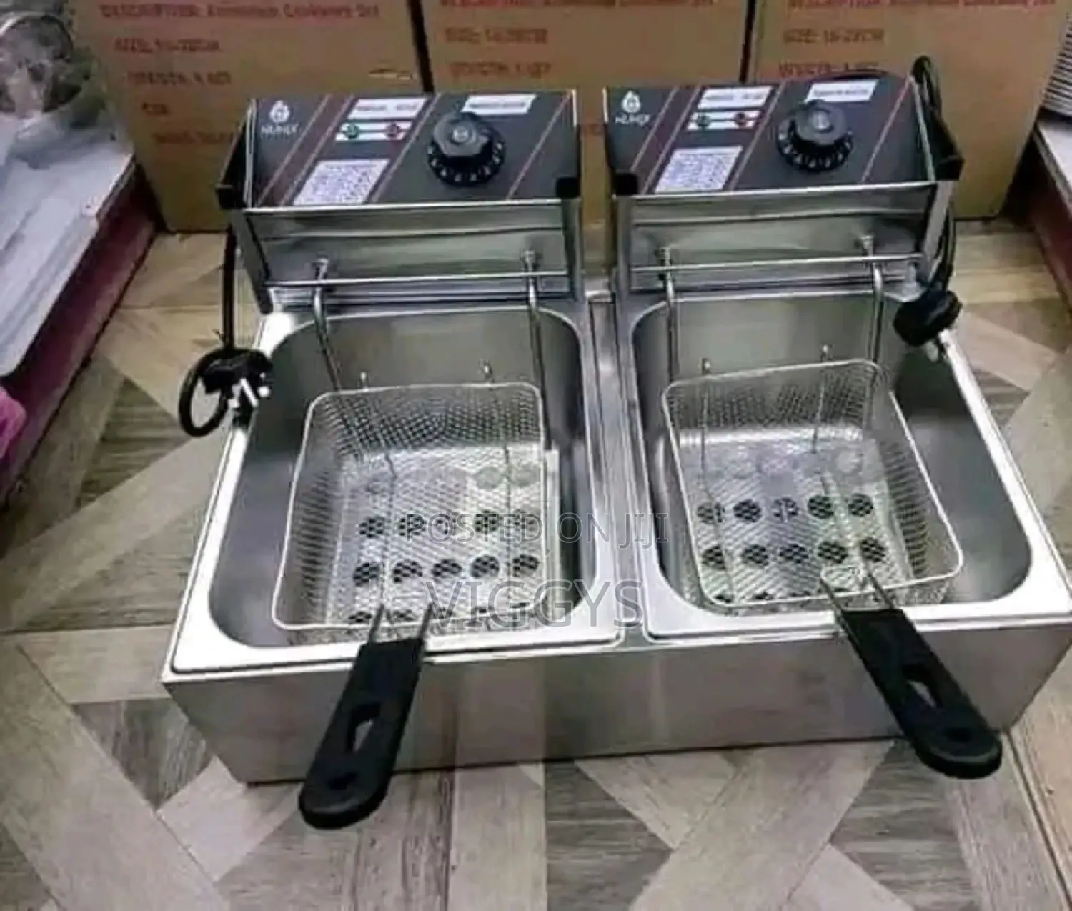 Amamazing Nunix Double Deep Fryer 6l +6l